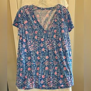Lily Pulitzer Etta V-neck Top